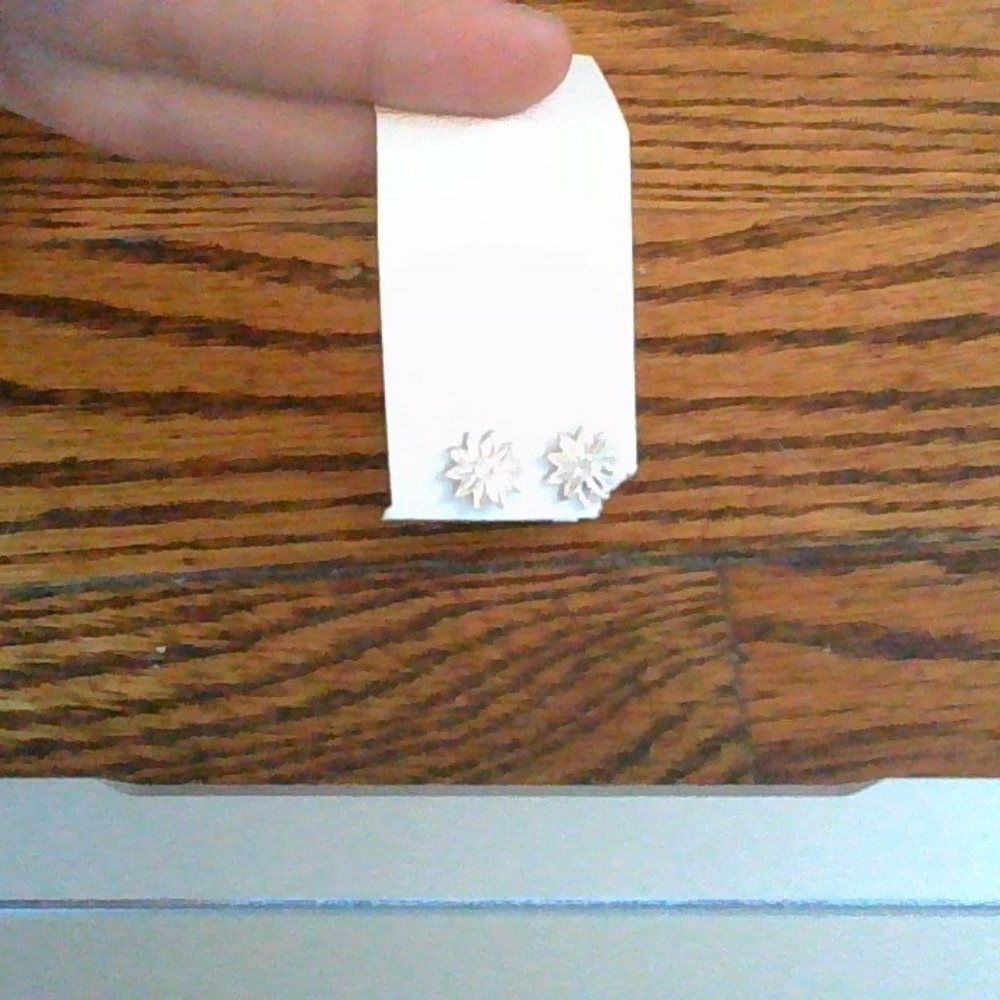 silver earrings - Picture 2 of 5